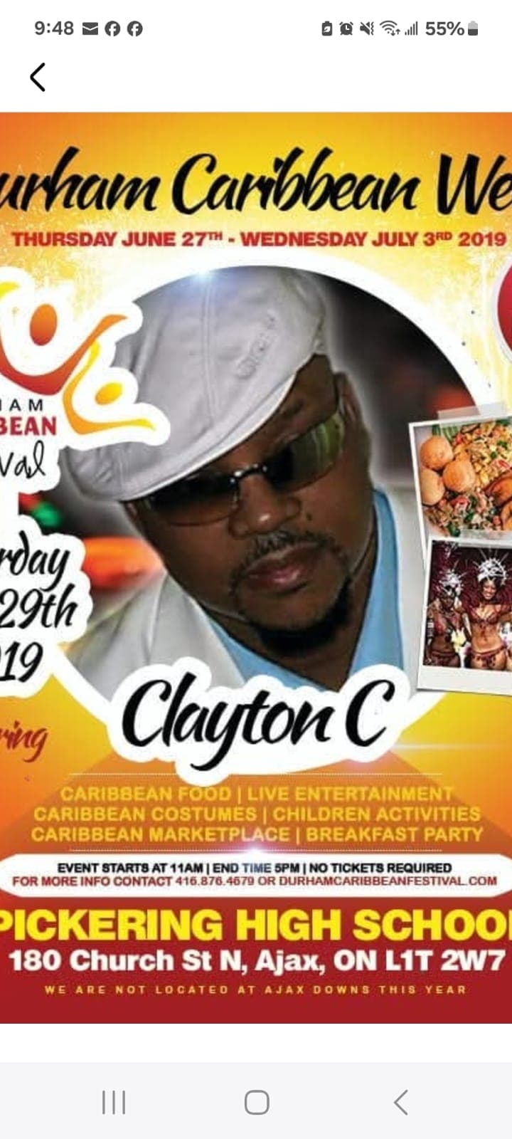 Durham Caribbean Festival – Featuring Clayton C